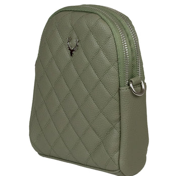 Trachten Handtasche "Emma" - Dirndl Umhängetasche | Olivgrün