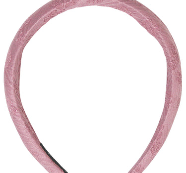 Haarreif "Marita" mit Blumenmuster | Rosa