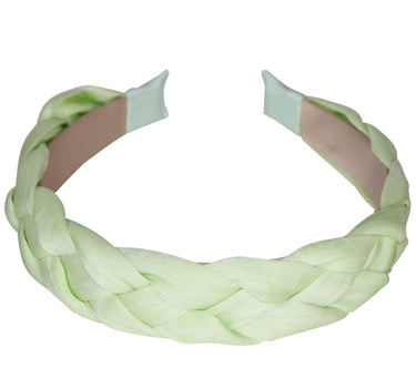 Flecht Haarreif "Jette" | Hellgrün