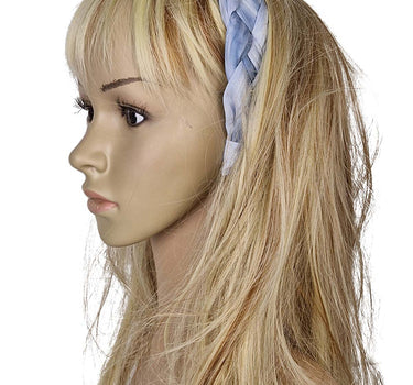 Flecht Haarreif "Jette" | Taubenblau