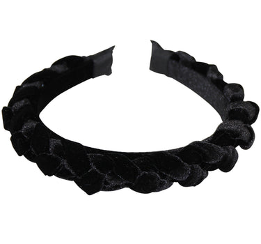 Haarreif "Aneta" in Samtoptik | Schwarz