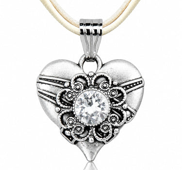 LUISIA® Halskette "Paula" mit Kristallen von Swarovski® | Creme