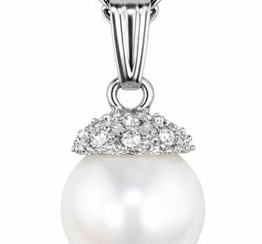 LUISIA® Halskette mit Perlen Anhänger und Premium Kristallen