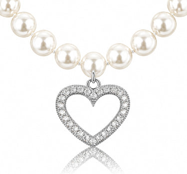 LUISIA® Halskette "Phoebe" mit Kristallen von Swarovski® | Kristall Creme