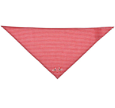 BONDI Baby Mädchen Halstuch Dreieckstuch 87001 | Rot Weiß kariert
