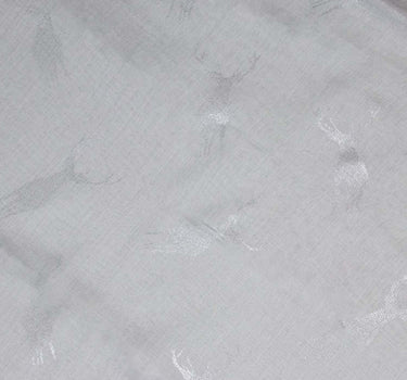 Trachten Halstuch Schal Uni mit Glitter Hirsch | Hellgrau