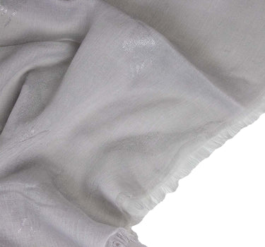 Trachten Halstuch Schal Uni mit Glitter Hirsch | Hellgrau