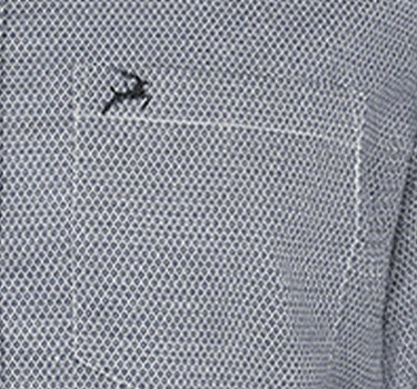 MADDOX Herren Trachtenhemd - Hemd-111 | Blau - Baumwolle Seide