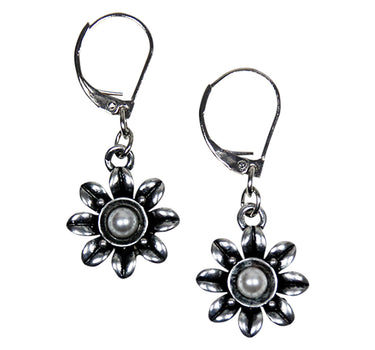 LUISIA® Blumen Ohrringe "Serenity" mit Perlen 47789