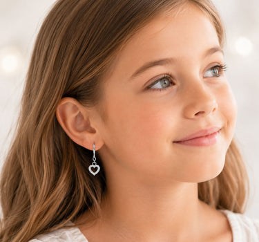 LUISIA® Herz Ohrringe "Evie" mit Kristallen von Swarovski® | Kristall