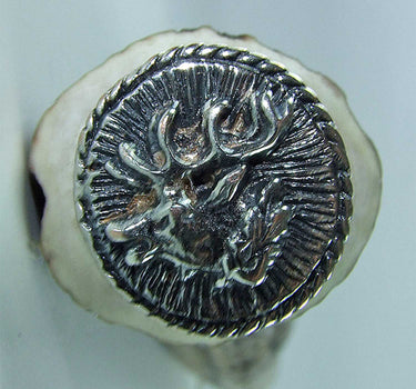 Funk Hirschhorn Flaschenöffner mit Zierkappe | Hirsch