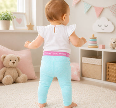 BONDI Baby Kinder Leggings "Herzen" 86576 - Mint | Mädchen Hose