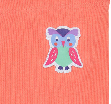 BONDI Baby Mädchen Leggings "Eule" 86972 | Apricot