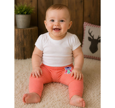 BONDI Baby Mädchen Leggings "Eule" 86972 | Apricot