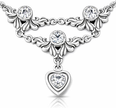 LUISIA Halskette "Isabel" mit Premium Kristall Herz | Kristall