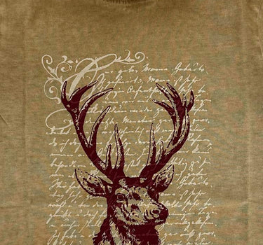 Isar-Trachten Jungen T-Shirt mit Hirschmotiv 52780 | Braun