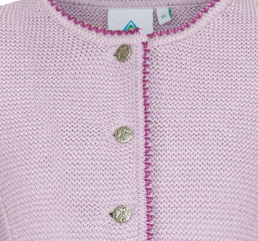 Isar-Trachten Kinder Strickjacke "Amy" 47068 | Flieder