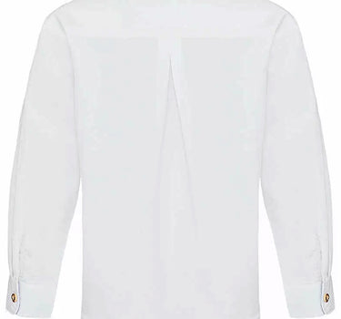 Isar-Trachten Kinder Trachtenhemd "Luis" Hirschmotiv 48202 | Weiß Rot