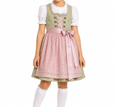 Kinder Trachten Kniestrümpfe Häkellook Ajour 11040 | Weiß