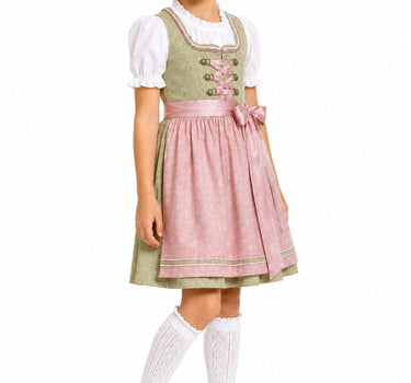 Kinder Trachten Kniestrümpfe Häkellook Ajour 11040 | Weiß