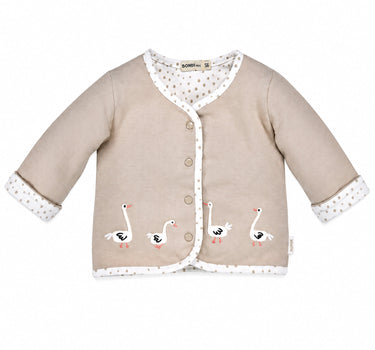 BONDI Baby Wendejacke "Gänschen" 93955 | Cappuccino