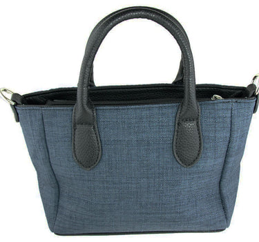 Handtasche "Katrina" mit Metallapplikation | Dunkelblau