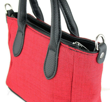 Handtasche "Katrina" mit Metallapplikation | Rot