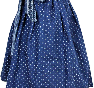 Turi Kinder Trachtenrock "Thea" mit Blümchenmuster | Dunkelblau
