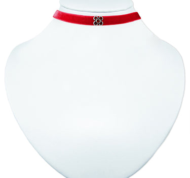 LUISIA® Samt Kropfband "Ramona" mit Premium Kristall | Rot
