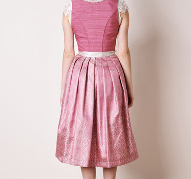 Krüger Dirndl "Pati" mit Spitzenschürze 116165 | Pink 70cm