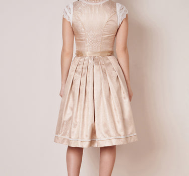 Krüger Dirndl "Kailia" Spitzenschürze 417565 | Natur 60cm