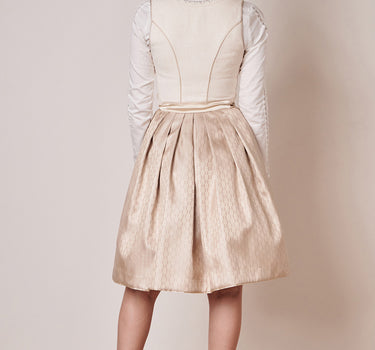 Krüger Dirndl "Klarissa" Spitzenschürze 411565 | Beige - 60cm