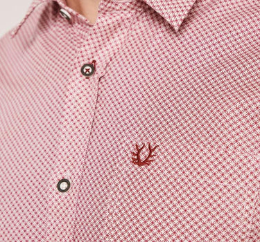 Krüger Trachtenhemd "Igor" mit Muster 911765 | Rot