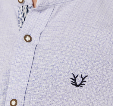 Krüger Trachtenhemd "Laurine" mit Stehkragen 913862 | Blau