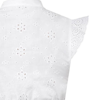 MarJo Dirndlbluse "Kunreuth" Flügelarm | Offwhite