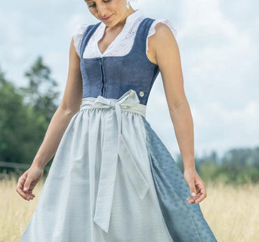 MarJo Dirndlbluse "Kunreuth" Flügelarm | Offwhite