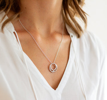 LUISIA Halskette mit Anhänger "Infinity" 66523 | 925 Silber (50 cm Länge)