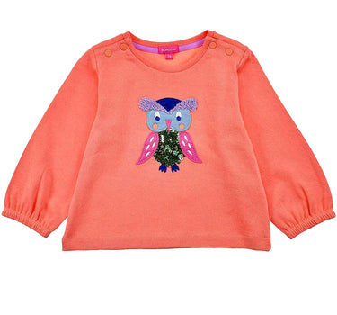 BONDI Baby Mädchen Langarmshirt "Eule" 86968 | Apricot