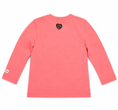 BONDI Baby Mädchen Langarmshirt "Herzlein" 86671 | Candy Rosa