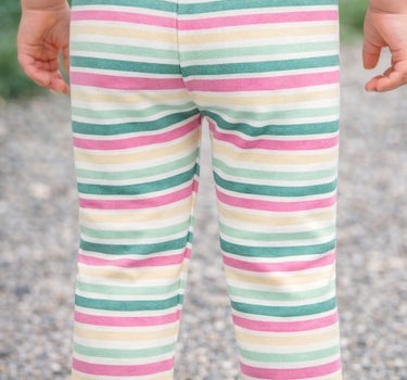 BONDI Baby Mädchen 7/8 Hose Leggings "Be Happy" 86889 | Mehrfarbig