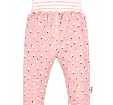 BONDI Baby Mädchen Leggings "Blumenallover" 93945 | flower allover Rosa