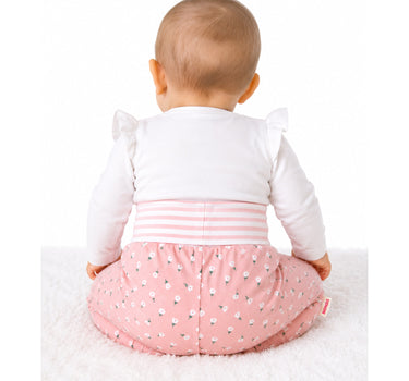 BONDI Baby Mädchen Leggings "Blumenallover" 93945 | flower allover Rosa