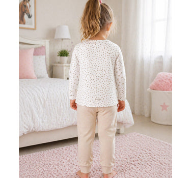 BONDI Baby Mädchen Langarmshirt "Gänschen" 93957 | dots allover