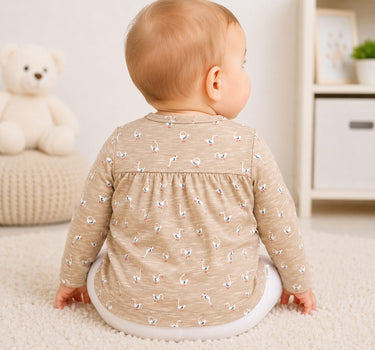 BONDI Baby Langarmshirt "Gänschen" 93956 | gans allover