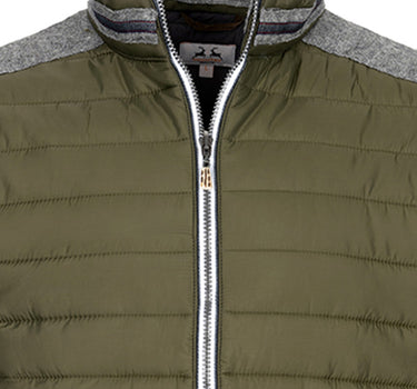 MADDOX Herren Outdoor Jacke "Darnsee" mit Stehkragen | Olivgrün