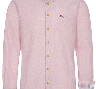 MADDOX Trachtenhemd Button Down Kragen - Hemd-58 | Rubin Rot