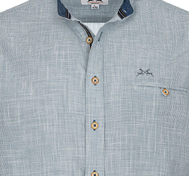 MADDOX Trachtenhemd mit Stehkragen - Hemd-52 | Grau