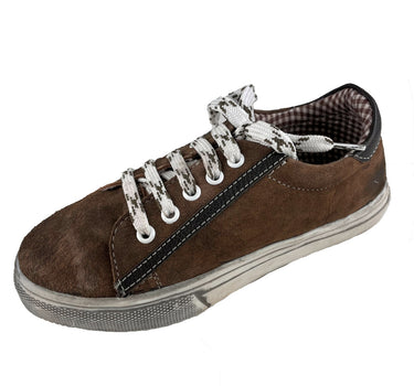 MADDOX Kinder Leder Schuhe Sneaker "Oskar" | Nappato Wood