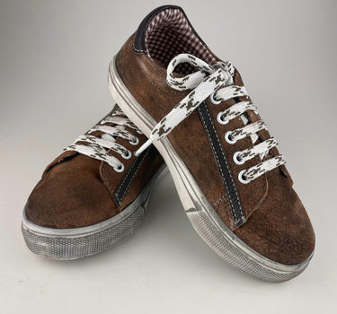 MADDOX Kinder Leder Schuhe Sneaker "Oskar" | Nappato Wood