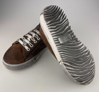 MADDOX Kinder Leder Schuhe Sneaker "Oskar" | Nappato Wood